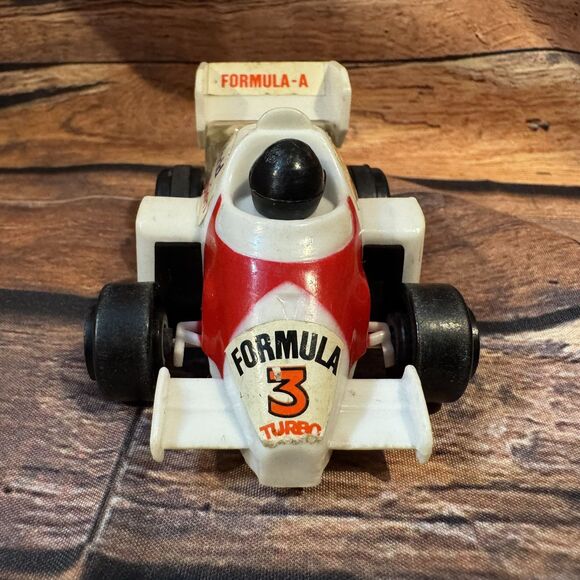Vintage Formula A 3 Turbo Toy Race Car World Champion Friction Rev-Up F1 Racing - Picture 5 of 7
